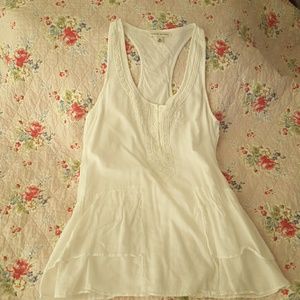 Banana Republic white summer top