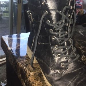 Black Combat Boots