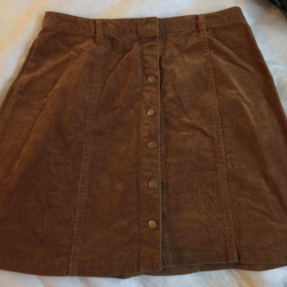 Corduroy skirt