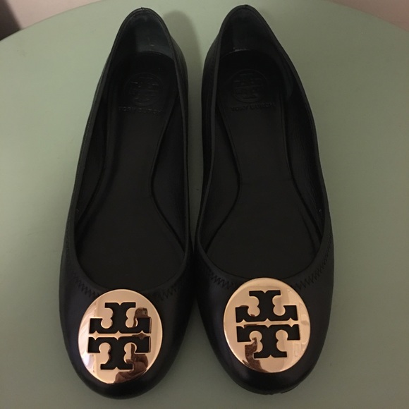 Tory Burch Shoes - TORY BURCH black flats!