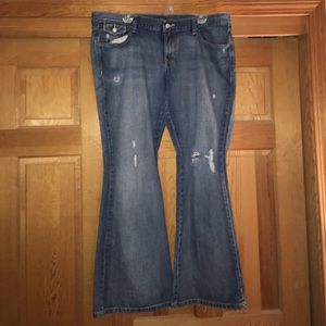 Old Navy diva flared jeans