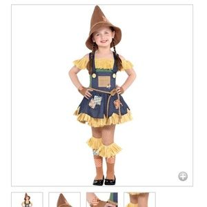 Girls Scarecrow costume 4-6 years old