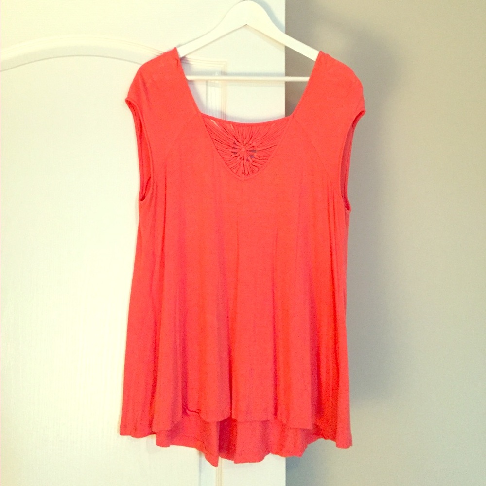 Anthropologie cap sleeve top