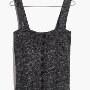 Madewell Button-Front Sweater Tank S