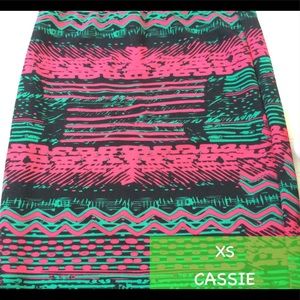 LuLaRoe Cassie Skirt Size XS