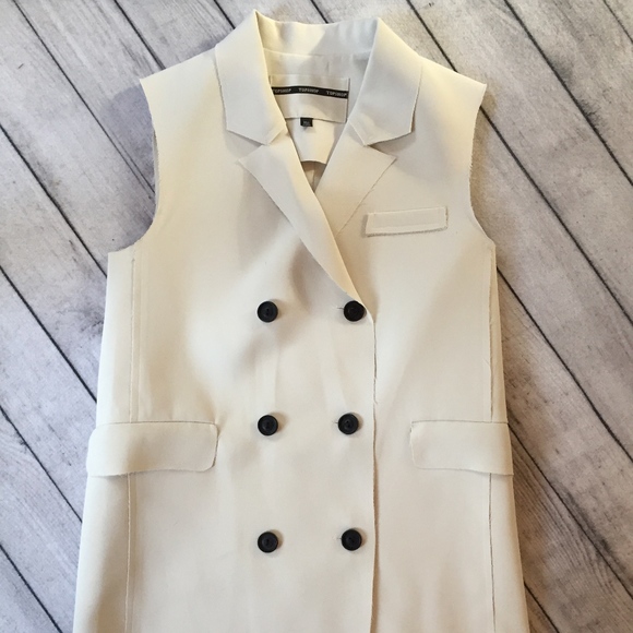 Topshop Jackets & Blazers - Topshop Women's Jacket Vest, Size 8