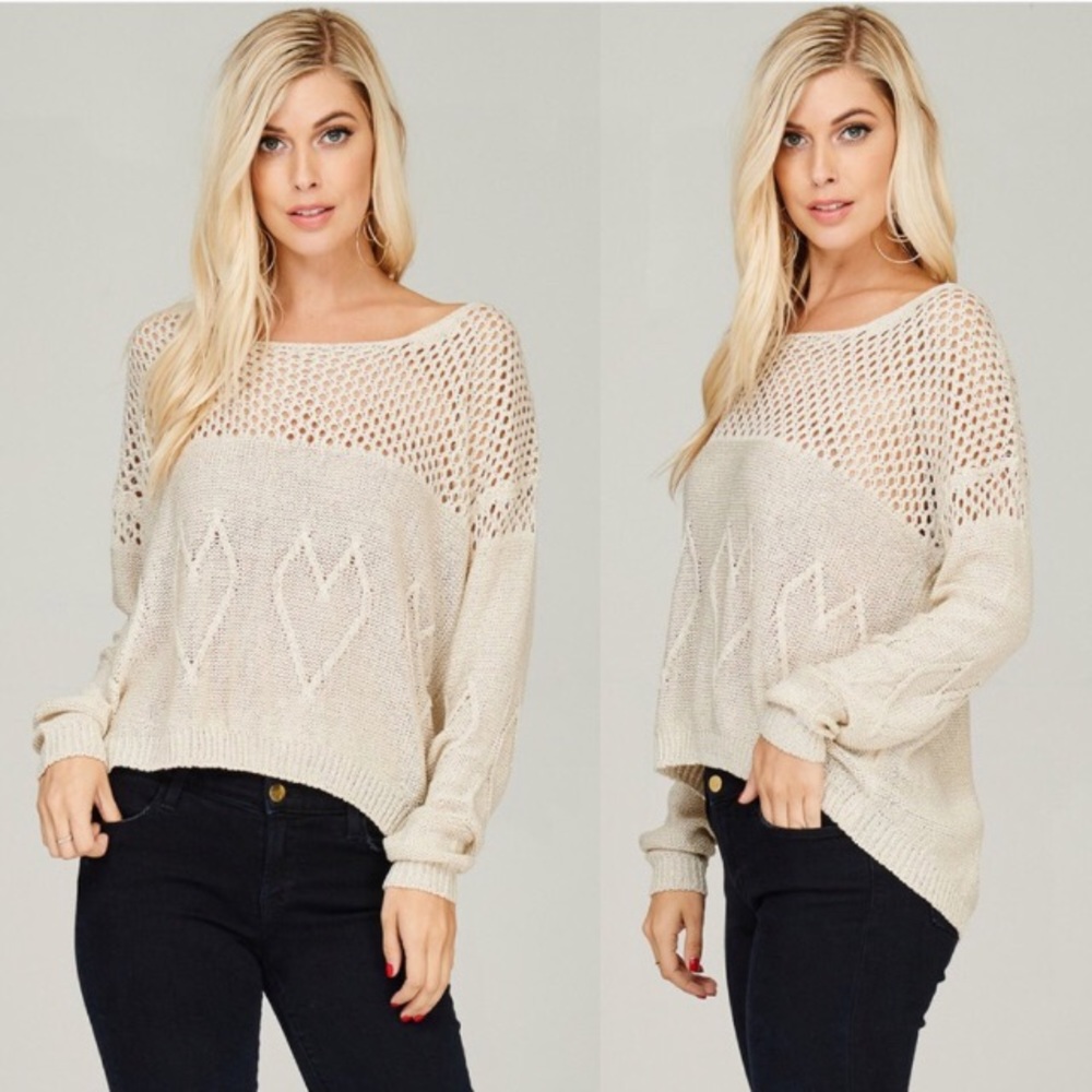 "Spring Fling" Oversized Sweater