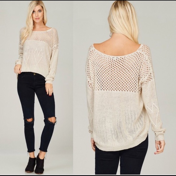 "Spring Fling" Oversized Sweater - Picture 2 of 2