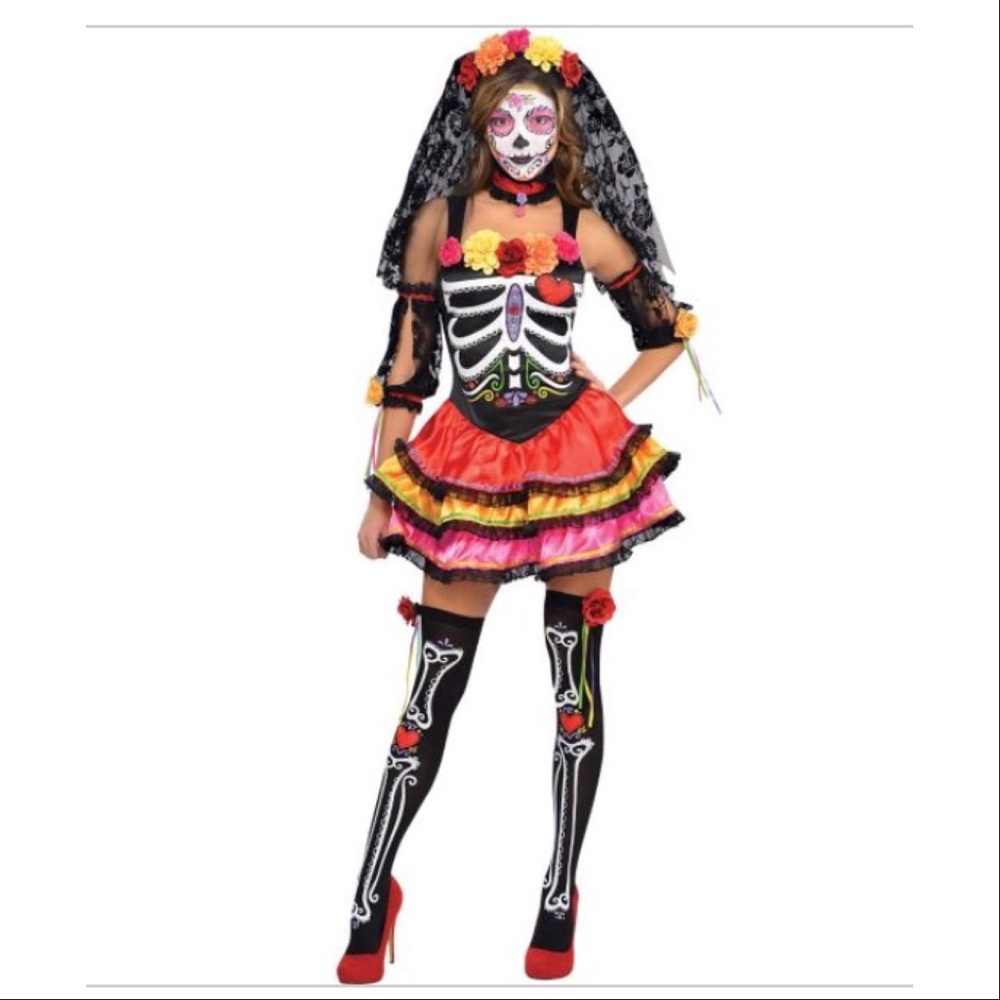 Day Of The Dead Señorita Halloween Costume