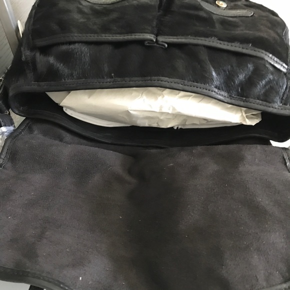 Charles David Haircalf flapbag. Designer Direct. - Picture 4 of 7