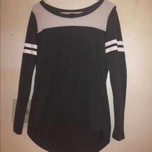 Grey and White Shirt