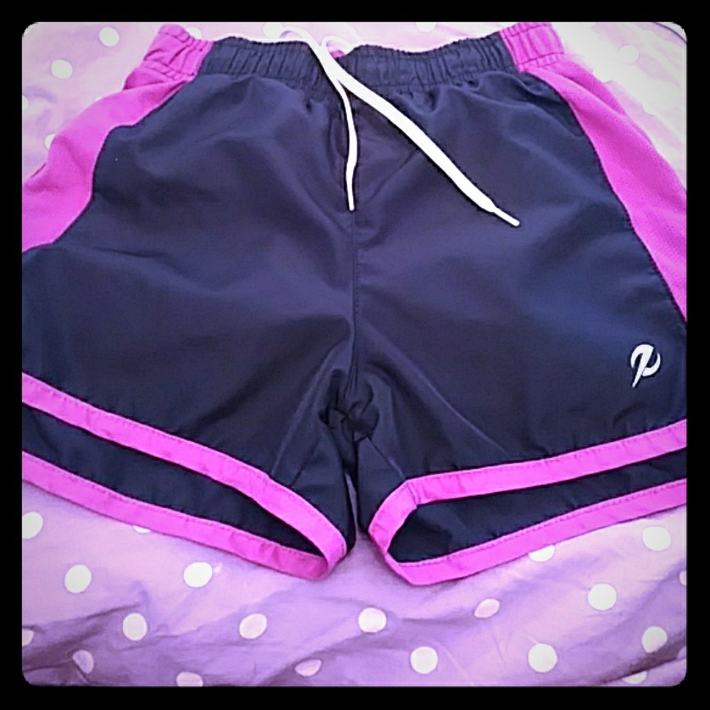 Shorty workout shorts