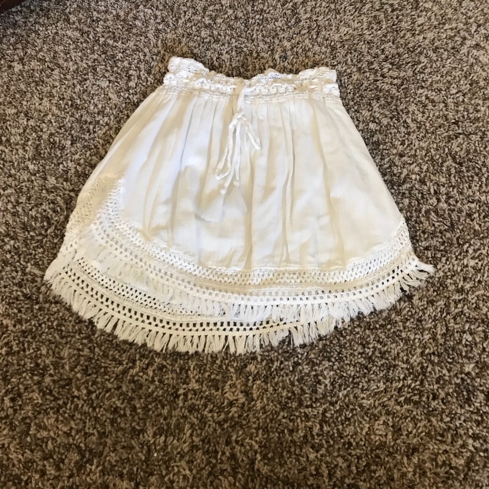 White skirt!