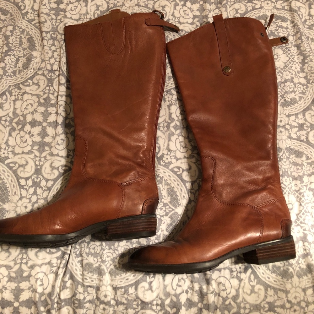 Brown Sam Edelman boots wide calf