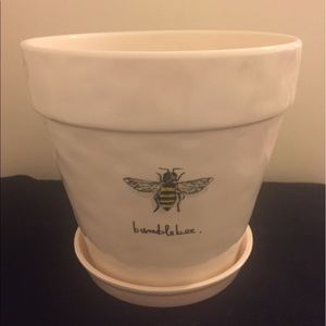Rae Dunn Bumblebee Flowerpot