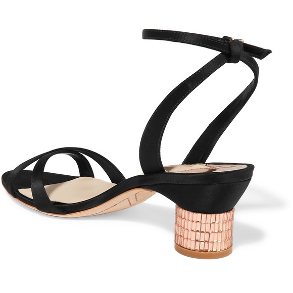 Sophia Webster Elegant satin low heel sandal - Picture 2 of 9
