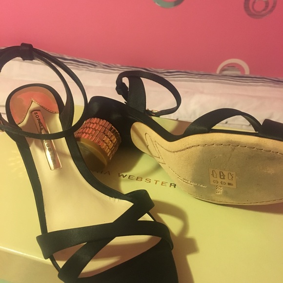 Sophia Webster Elegant satin low heel sandal - Picture 6 of 9