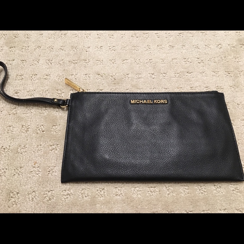 Michael Kors Black Wristlet