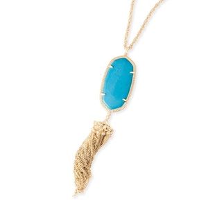 Kendra Scott Tassel Necklace (turquoise)