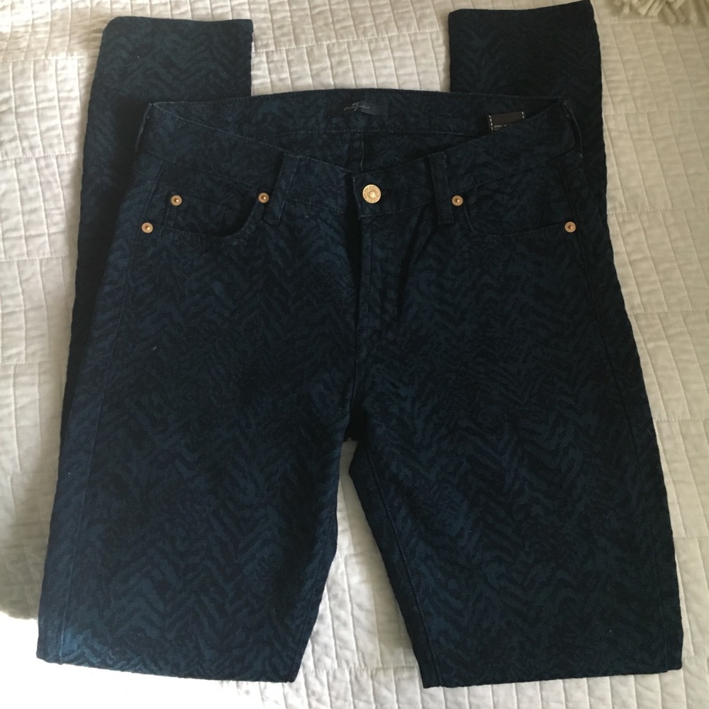 7 FOR ALL MANKIND patterned jeans