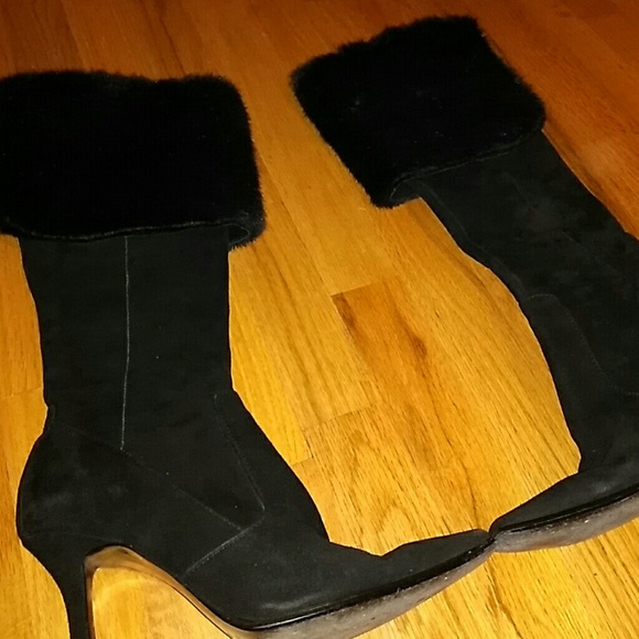 Nine west Suede Black Boot - Picture 2 of 8