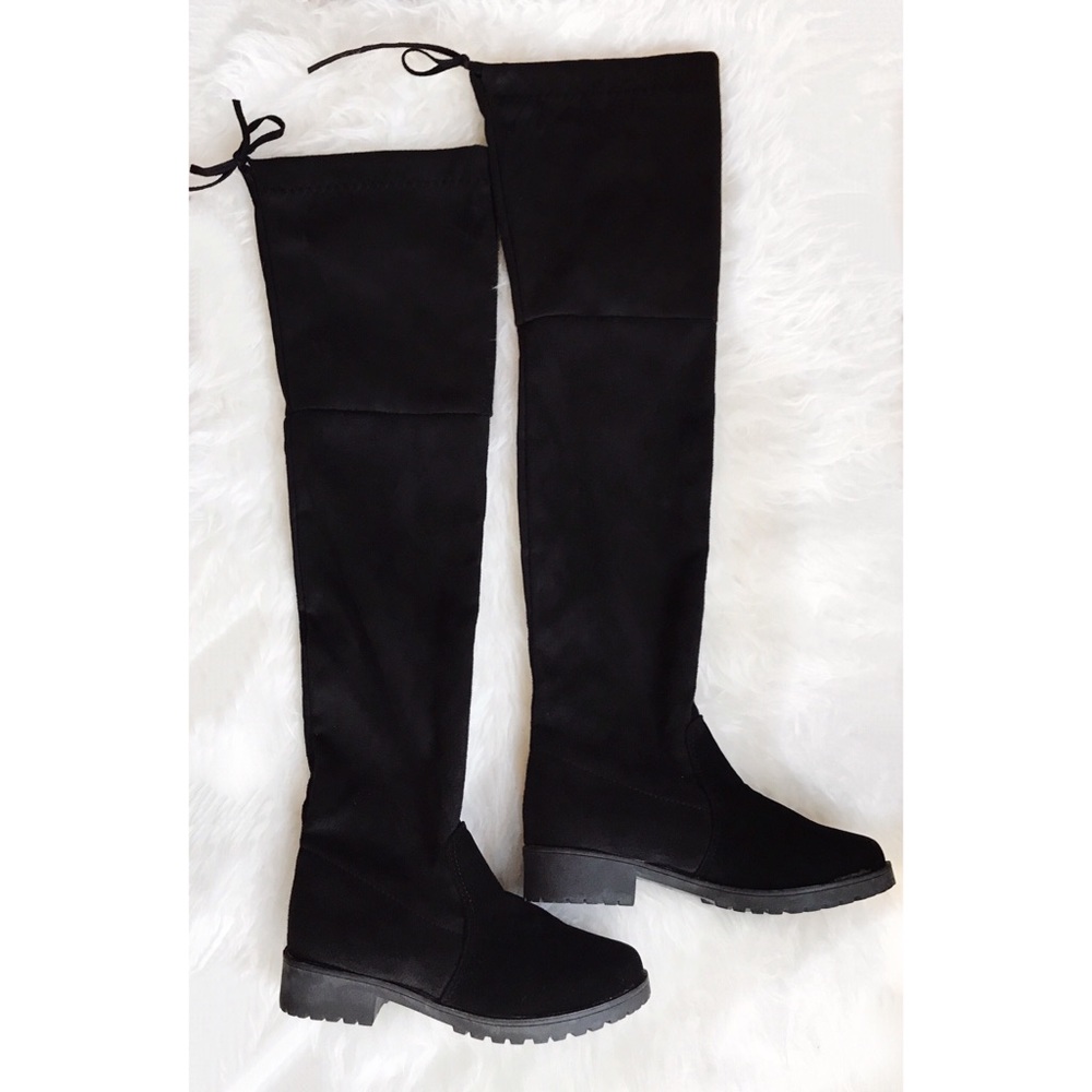 Suede Over The Knee Boots