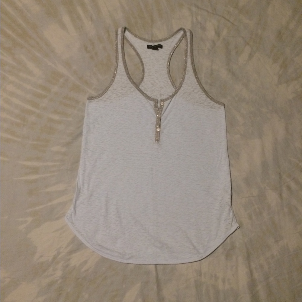 American Eagle Burnout Tank w/ Metallic Trim