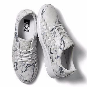 Vans X Tesella Marble White Casual Leather Sneaker