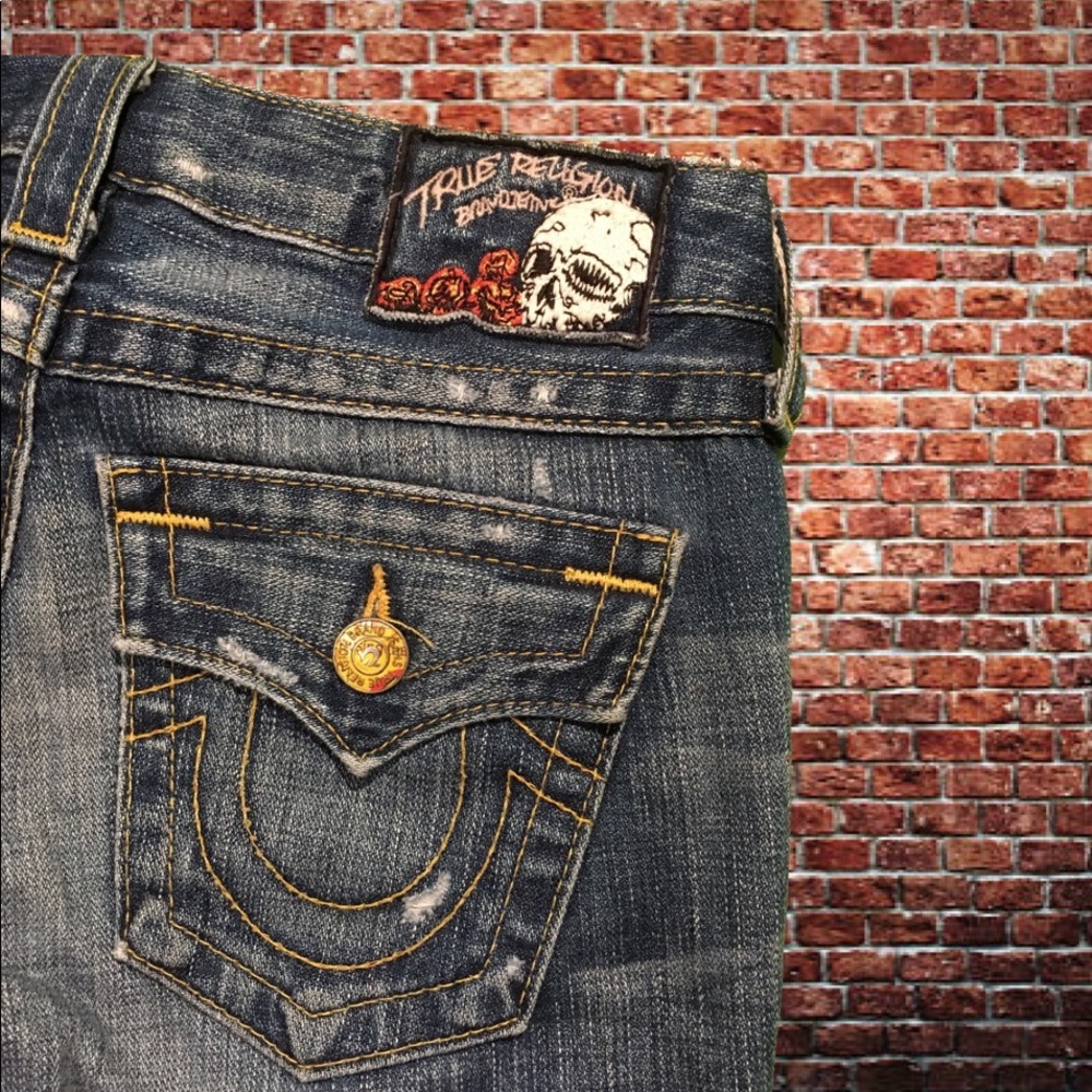 FINAL SALE True Religion Destroyed Jeans
