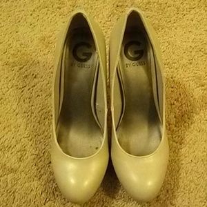 Guess Taupe High Heel Pumps