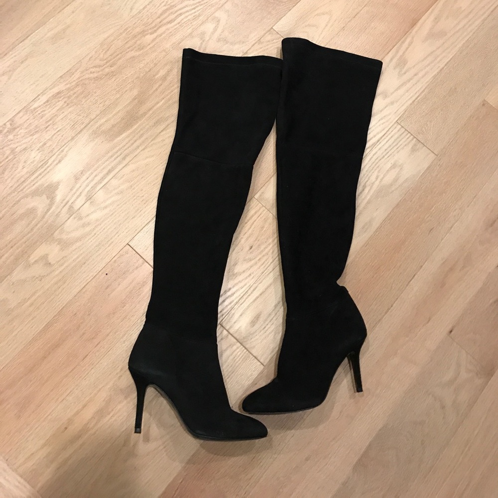 Zara thigh high boots