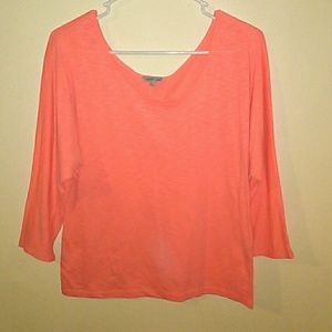 Charlotte Russe Coral Blousy Top Charlotte Russe Coral Blousy Top