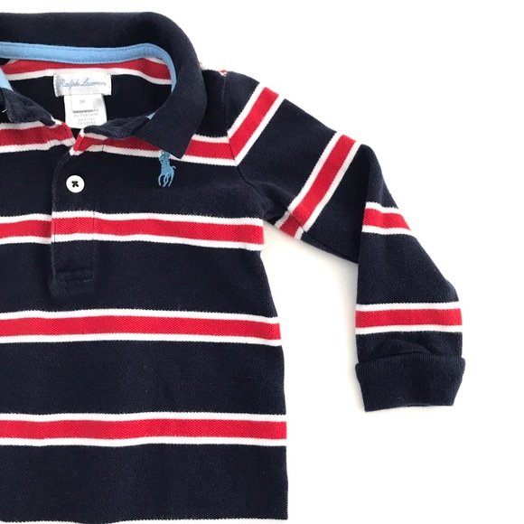 Ralph Lauren Striped Cotton Rugby Coverall - Picture 4 of 8