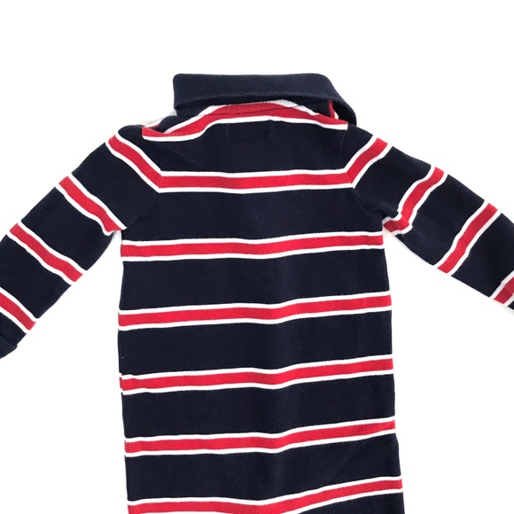 Ralph Lauren Striped Cotton Rugby Coverall - Picture 7 of 8