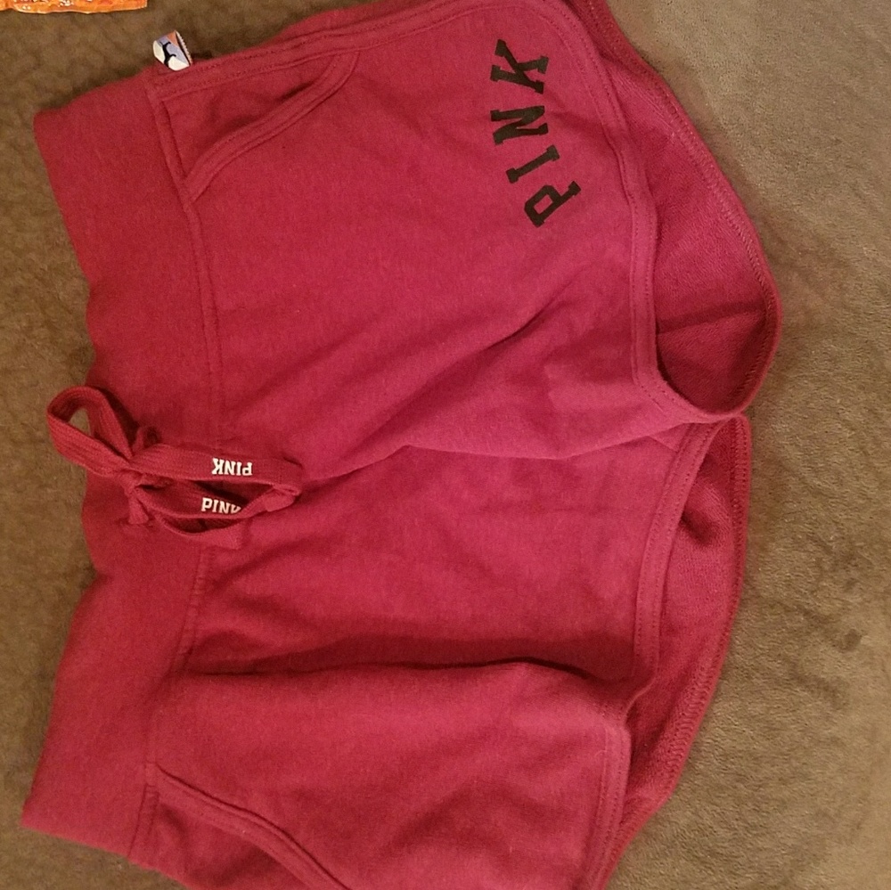 PINK shorts.