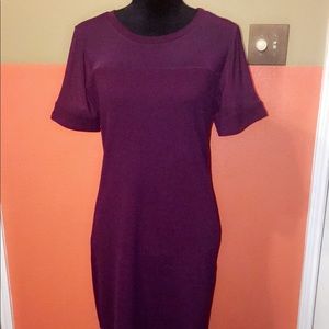 Burgundy Bodycon Dress