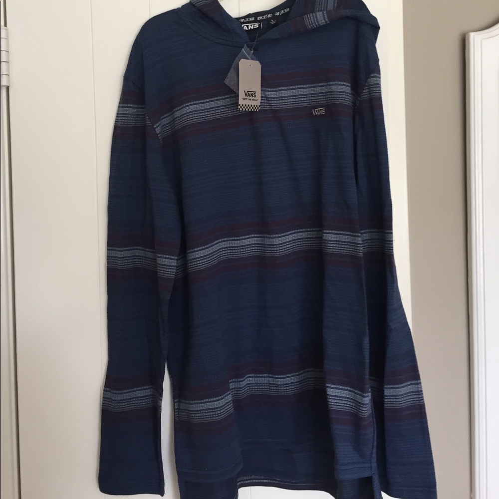 New vans off the wall men's large cotton hoodie.