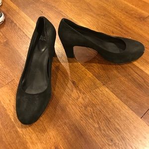 Eileen Fisher black heels size 8