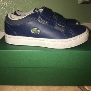 Boys Lacoste Velcro shoe