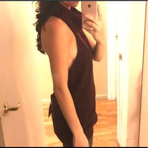 🆕 NWT Naked Wardrobe low back turtle neck top