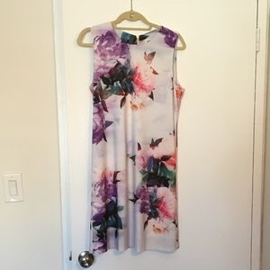 Calvin Klein Floral Cocktail Dress!