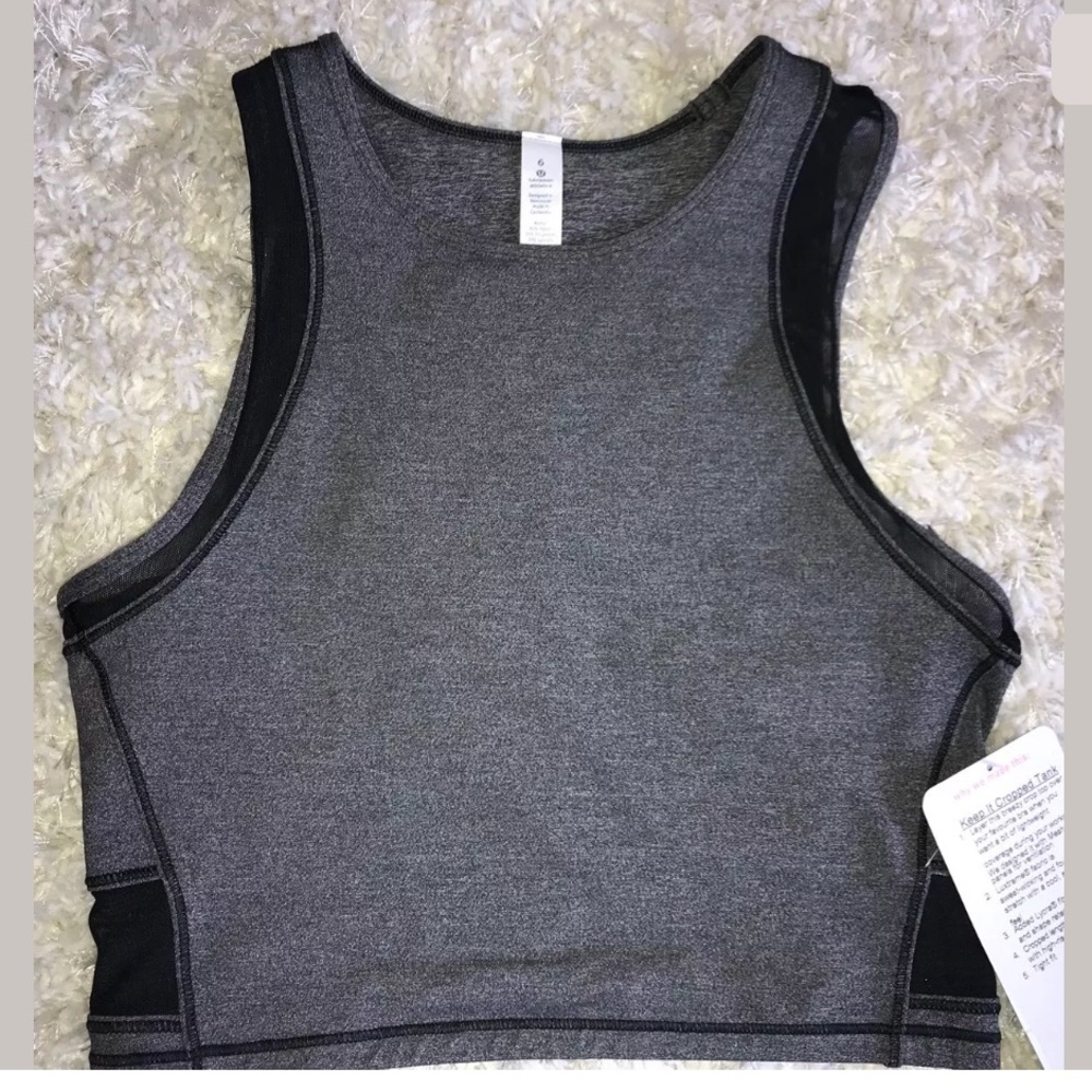 ISO ISO ISO LULULEMON KEEP IT CROPPED TANK