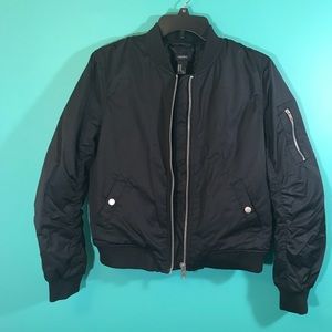 Black Bomber Jacket