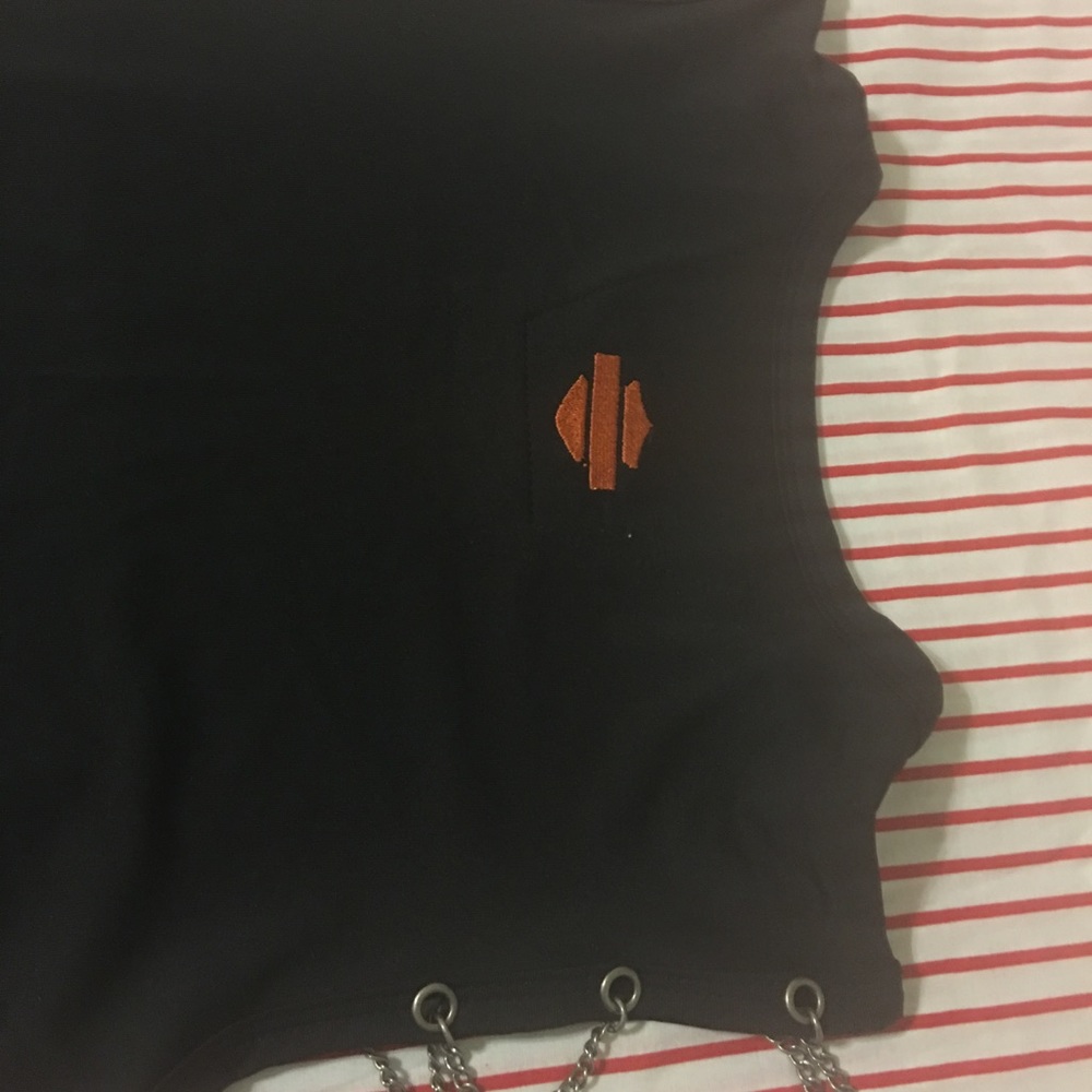 Harley Davidson black tank