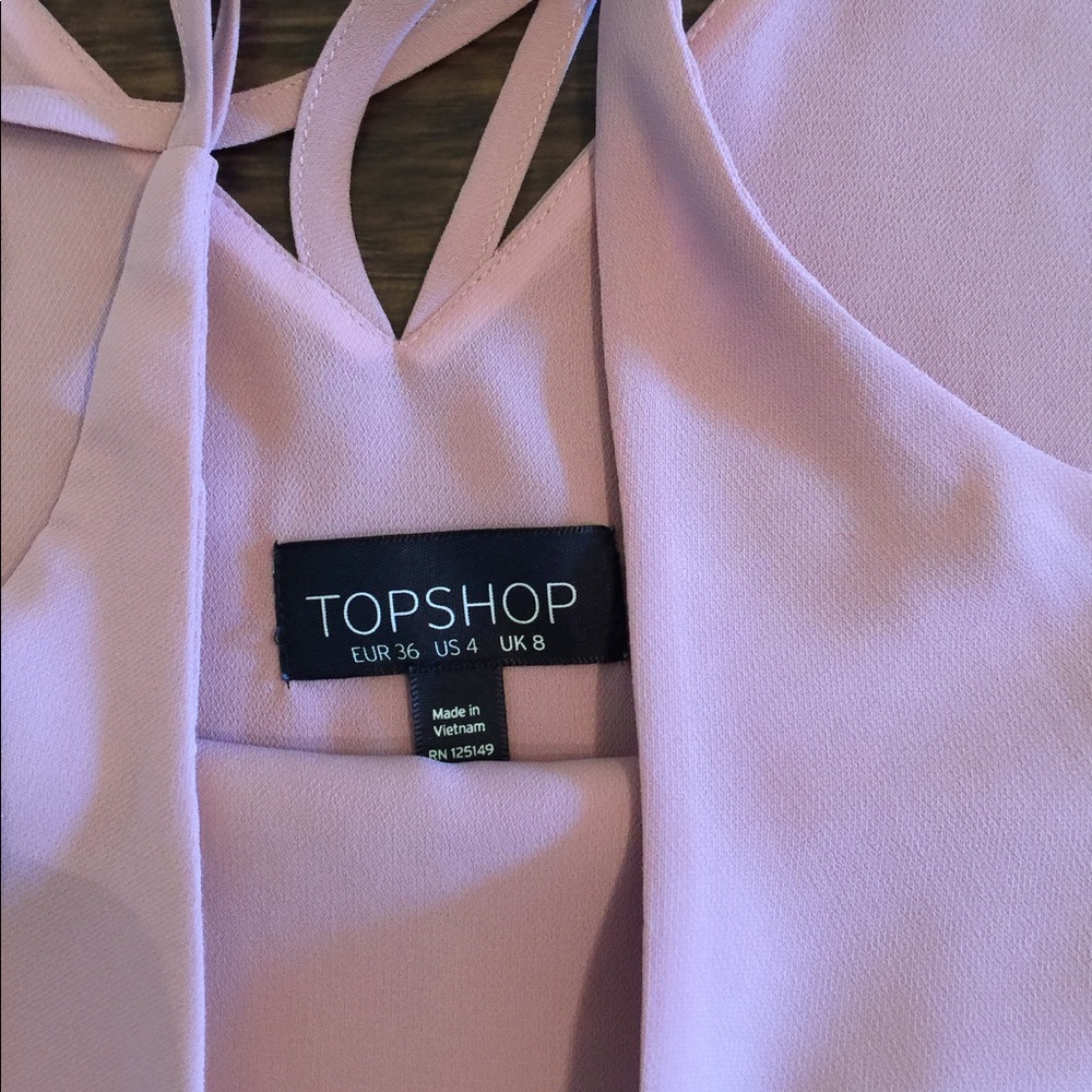 Topshop pink top