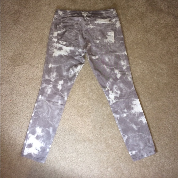 Express Jeans Stella Ankle Grey Tie Dye - Picture 4 of 9