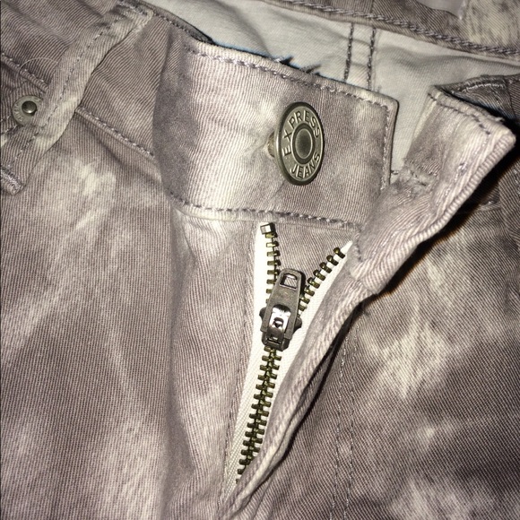 Express Jeans Stella Ankle Grey Tie Dye - Picture 9 of 9