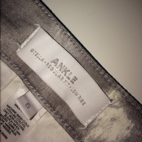 Express Jeans Stella Ankle Grey Tie Dye - Picture 8 of 9