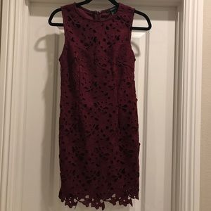 Forever 21 burgundy lace dress