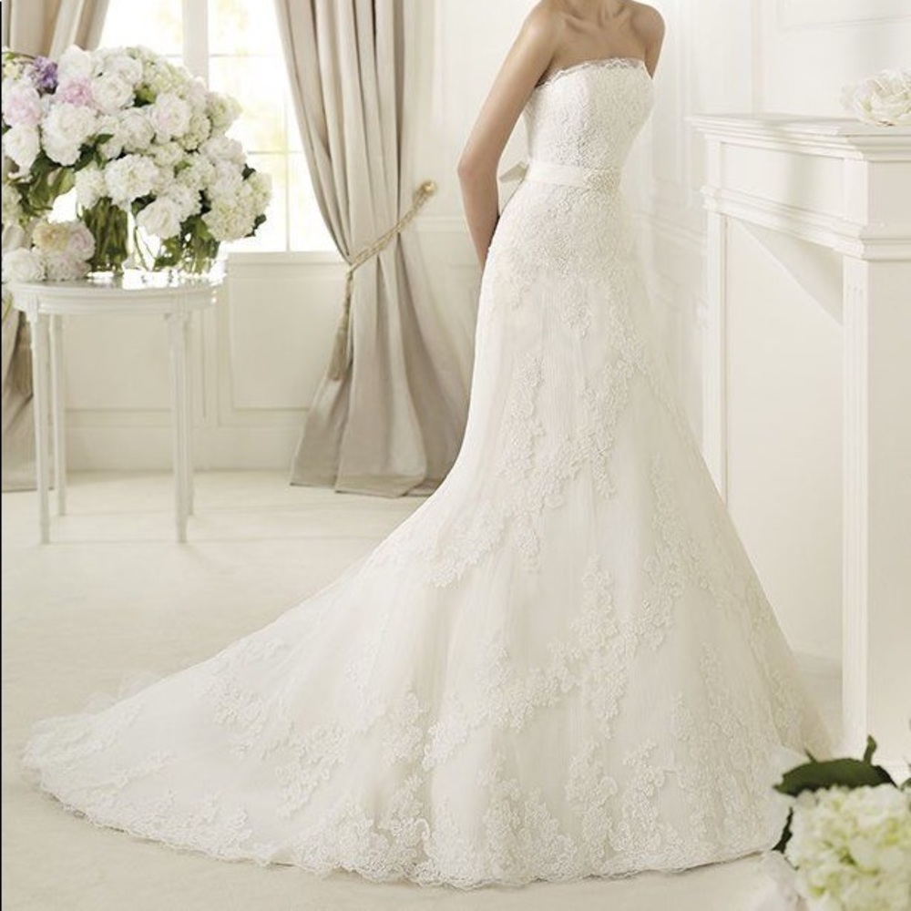 San patrick wedding bridal ivory gown size 4